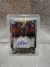 2025 Bowman Draft Chrome Brady Ebel 1st Prospect Auto #CPA-BE Brewers
