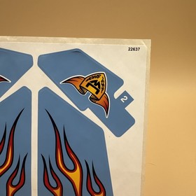 Lego Technic Hot Rod 42022 Sticker Sheet - New Never Used Authentic