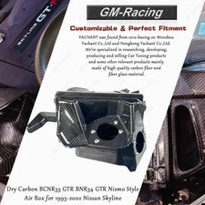 Dry Carbon BCNR33 GTR BNR34 GTR Nismo Style Air Box for 1995-2002 Nissan Skyline