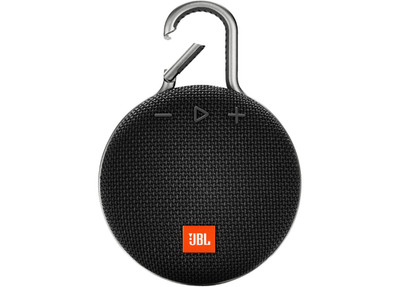JBL Clip 3 Bluetooth Lautsprecher, Schwarz, Wasserfest, Wireless Musikbox