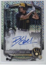 2025 Bowman Draft Mega Box Chrome Prospect Auto Brady Ebel #BMA-BE Auto 1az7