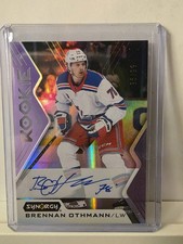 Brennan Othmann 2024-25 Synergy Rookie Auto Purple /99 New York Rangers 