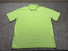 Nike Disney Golf Polo Shirt Mens XL Lime Green Mickey 