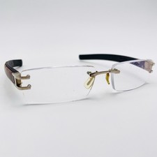 L- TYPE BY TAG HEUER Brille GOLD RANDLOS Bril...