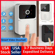 Smart Wireless WiFi Ring Doorbell Security Intercom Video Camera Door Bell Ring