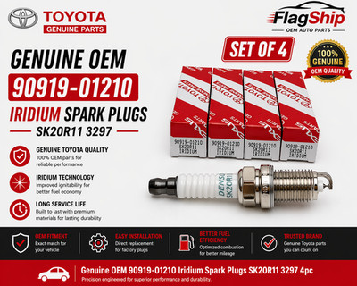 90919-01210 OEM Genuine Iridium Spark Plugs SK20R11 3297 4pc