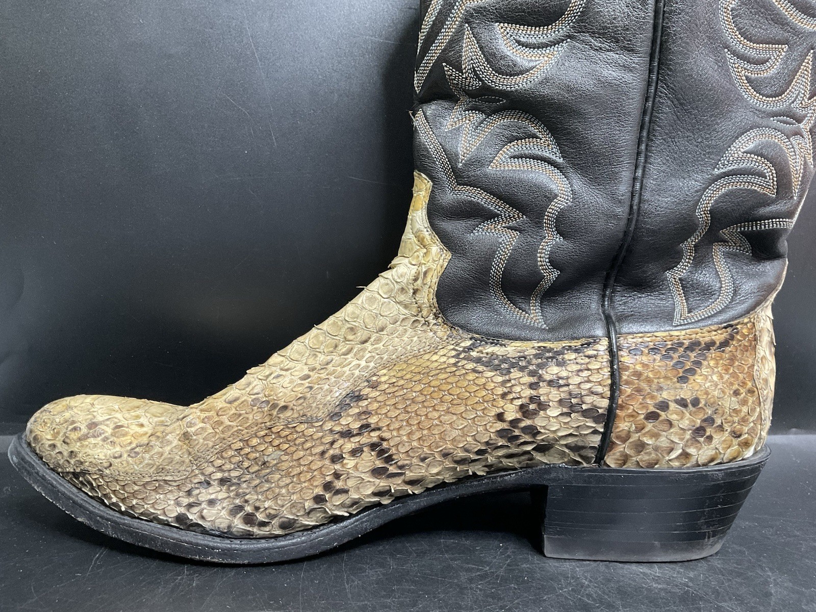 Lucchese 1883 Python Snake Cowboy Boots Men’s Siz… - image 9