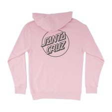 Santa Cruz Opus Dot Hooded Sweatshirt Womens Lt Pink XL Relaxed Cozy Skatewear