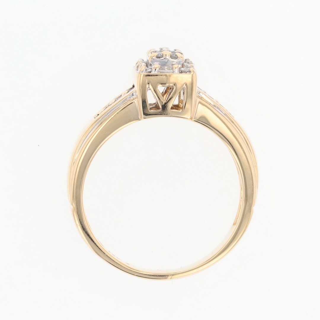.31ctw Diamond Rectangle Shaped Cluster Engagemen… - image 6