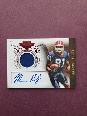 2010 Panini Plates & Patches - Marcus Easley #223 -  421/699 (AU, MEM, RC)