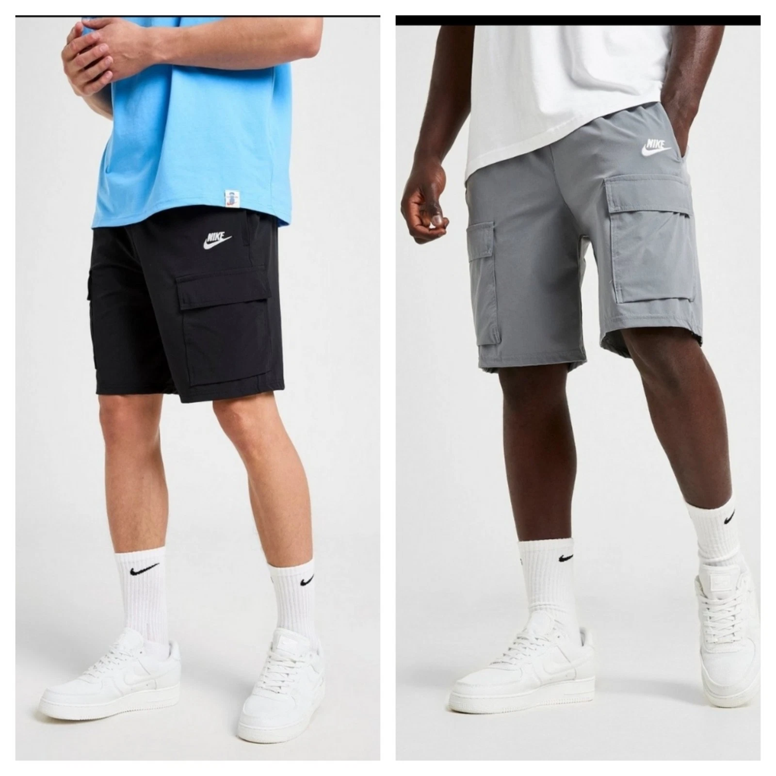 Nike Mens Woven Cargo Shorts Activewear Swim Sports Black Grey S TO XXL
Opens in a new window or tab