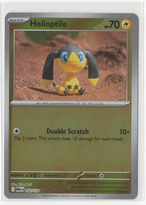 Pokemon Mega Evolution - 052/132 Helioptile Reverse Holo