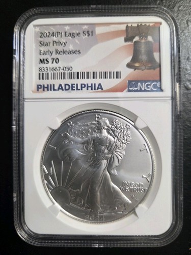 2025 $1 1-oz American Silver Eagle NGC MS70 ER Exclusive Eagle Label Black Core