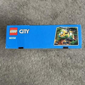New 2017 Lego City 60158 Jungle Cargo Helicopter RETIRED Set w/ Minifigures