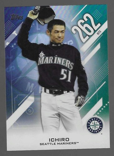 2026 Topps Series 2 Baseball Ichiro Crooked Numbers 262 Hits CN-4