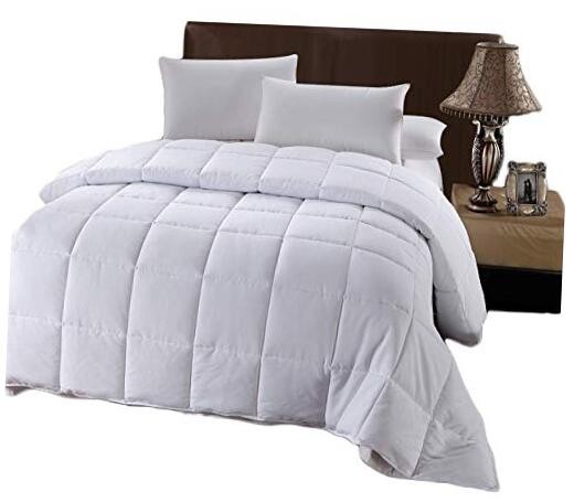 Royal Hotel Comforter White Down Alternative - King Quilted 