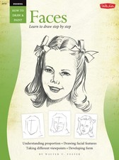 Walter Foster How to Draw  Paint Drawing Faces Book