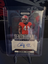 2025 Panini Prizm Draft Picks Sensational Signatures Channing Tindall Auto #SS-…