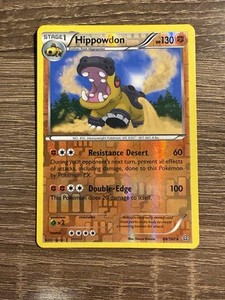 Pokemon Hippowdon 88/160 Reverse Holo Primal Clash Rare Fighting Stage 1 Card