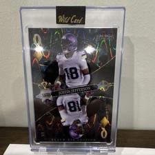 Wild Card 2026 Black Tie Justin Jefferson 1 of 1 Vikings NFL