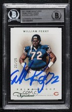 BAS 2011 Prime Signatures Proof Green 20/25 William Perry #174 BGS Authentic 3c7