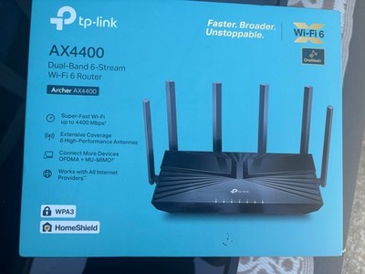 TP-LINK Archer AX50 Dual-Band Wi-Fi 6 Router - Black