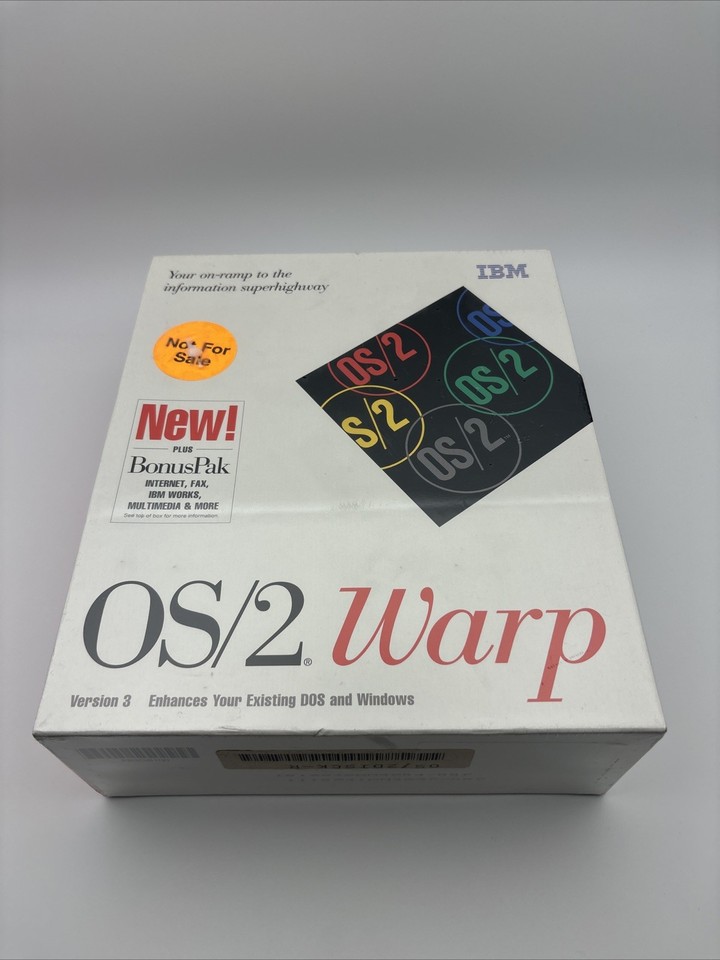 IBM OS/2 Warp Version 3 IBM CD-ROM and Installation Diskette for CD-ROM ...