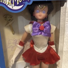 NIB SAILOR MARS DOLL Moon 11.5" Irwin Toys Adventure Doll 2000 BLUE BOX