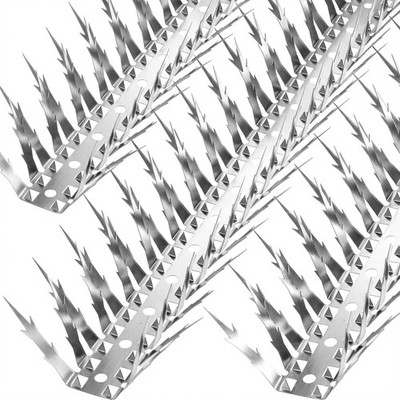 5 Pack Stainless Steel Squirrel Spikes for Bird Feeder, 5 FT Squirrel Spikes for