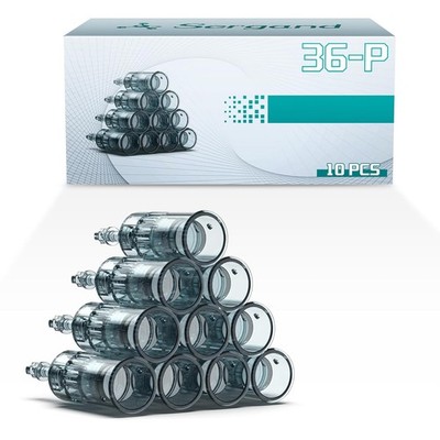 10 pcs 32-Pins Replacement Cartridges for Sergand or Anpat DermaRollers