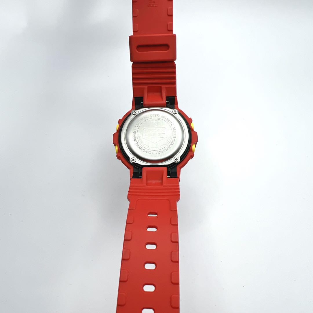 G-SHOCK 腕時計AW-582CC サマーカラーズ　グロス レッド G-Shock AW-582CC-4AJF Summer Colors Red 40mm Digital Quartz