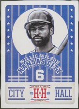 2013 Panini Hometown Heroes - City Hall Baseball Willie Wilson #CH10 NM