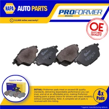 Brake Pads Set fits CITROEN C4 SPACETOURER 1.6D Rear 2018 on Proformer New