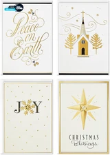 Boxed Religious Christmas Cards Assortment, Peace on Earth (4 Designs, 24 Cards