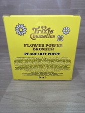 Trixie Cosmetics Flower Power Bronzer ‘Peace Out Poppy’ Large Size .59 Ounce ￼