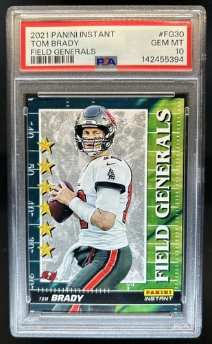 2021 Panini Instant Field Generals Tom Brady #FG30 Buccaneers PSA 10 GEM MINT