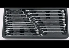 GearWrench 24 Piece 12 Point Long Pattern Combination SAE/Metric Wrench Set NOS