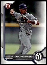 2022 Bowman Prospects Alexander Vargas New York Yankees #BP-140