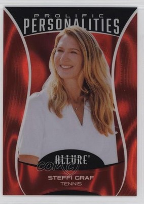 2025 Upper Deck Allure SE Prolific Personalities Molten Red /199 Steffi Graf uf7