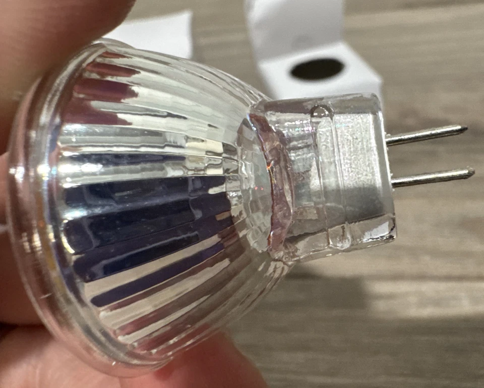 2 Pack 10 Watt MR11 12 Volt Precision Reflector Fiber Optic Bulb 10W 12V - Image 4 of 4