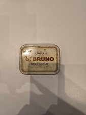 Ogdens St Bruno Rough Cut Tobacco Tin 2oz Collectable Tobacco Tin Vintage