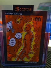Canvas Marketing MKTG X Stephen Curry Steph On Fire /200 Officially Licensed