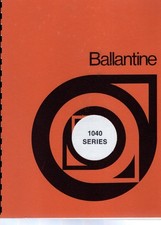 Ballantine Laboratories 1040 Series Dual Trace Oscilloscopes February 1978