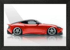 NISSAN FAIRLADY Z RZ34 Framed Wall Art Poster Canvas Print Picture