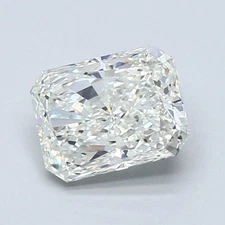 Natural Mined Diamond 1.50 Carat Cert. GIA Radiant Cut Loose J color VS1 clarity