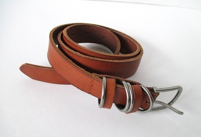 AEO American Eagle Outfitters Brown Genuine Leather Belt Size S (32-36)