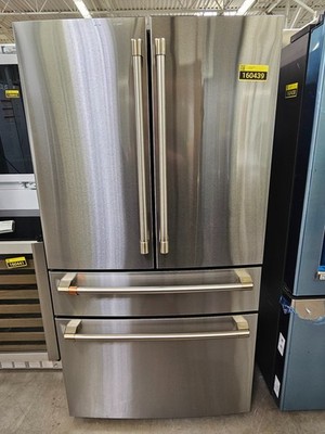GE Cafe CGE29DP2TS1 36'' Stainless 4-Door French Door Refrigerator NOB #160439