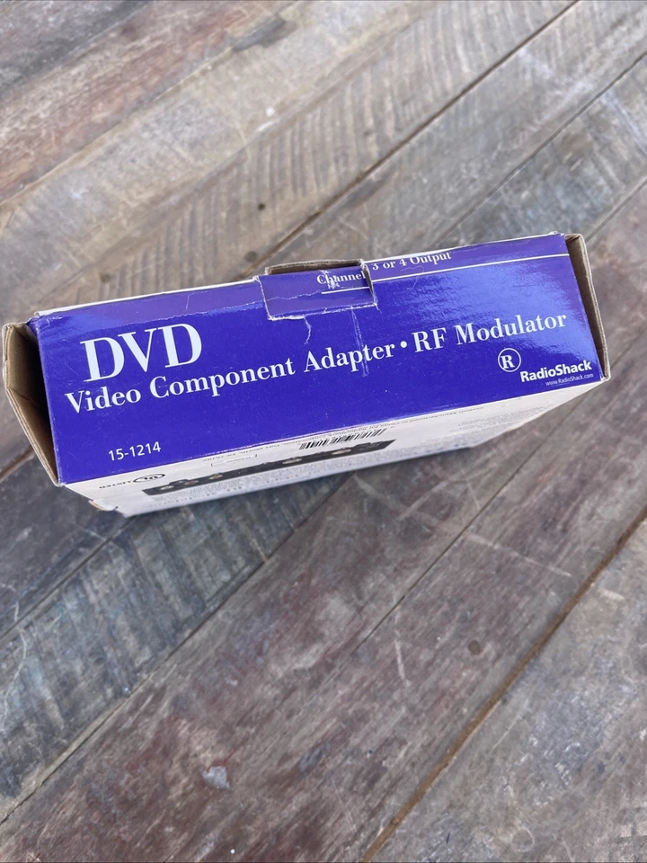 DVD Video Component Adapter RF Modulator Radio Shack Channel 3 or 4 Output - Image 3 of 4