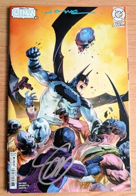  Absolute Batman #1  2x SIGNED Jerome Opena & Scott Snyder! w/COA NM+ 