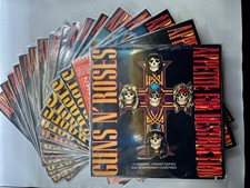 Guns N' Roses APPETITE FOR DESTRUCTION LP Vinyl Lot  US SEALED  OBI  STICKERS